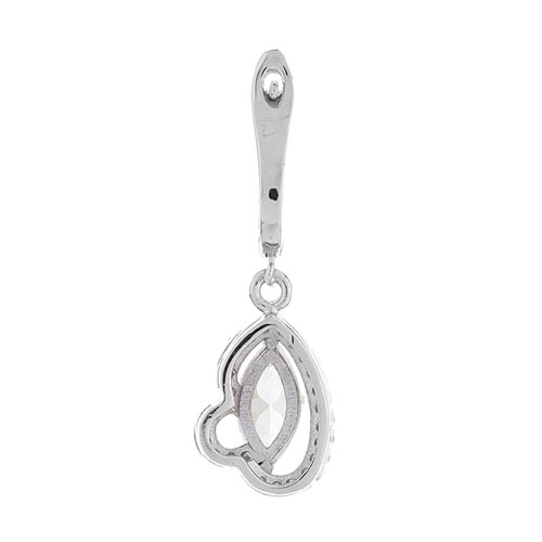 boucle oreille femme argent zirconium 9300211 pic4