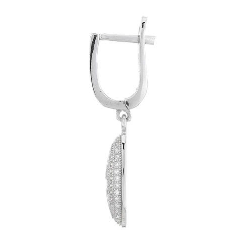 boucle oreille femme argent zirconium 9300220 pic3