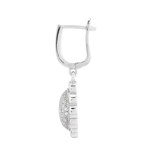 boucle oreille femme argent zirconium 9300224 pic3