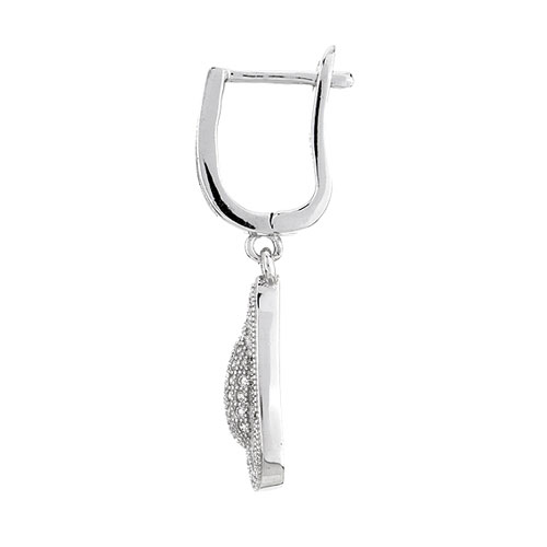 boucle oreille femme argent zirconium 9300225 pic3