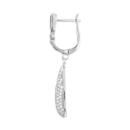 boucle oreille femme argent zirconium 9300228 pic3