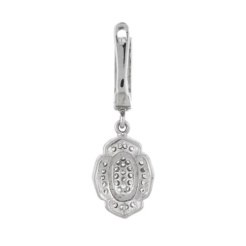 boucle oreille femme argent zirconium 9300237 pic4