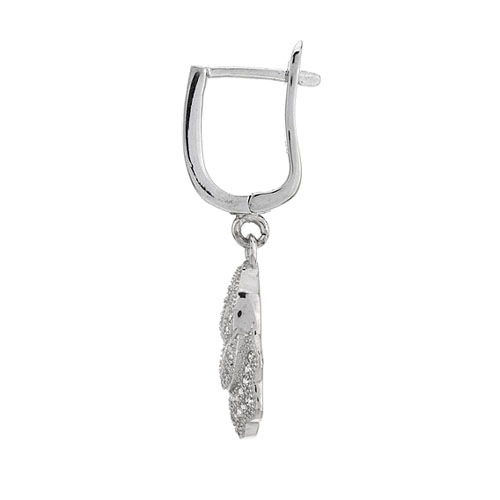 boucle oreille femme argent zirconium 9300239 pic3