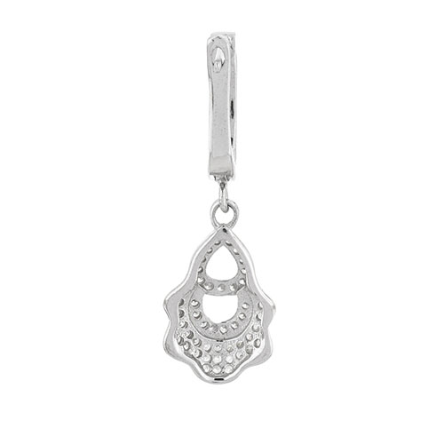 boucle oreille femme argent zirconium 9300239 pic4