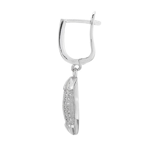 boucle oreille femme argent zirconium 9300242 pic3