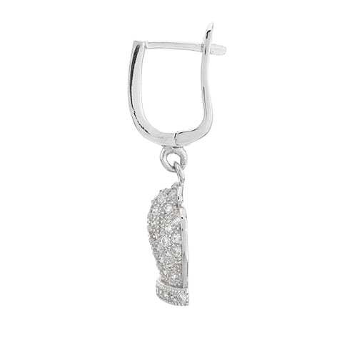 boucle oreille femme argent zirconium 9300243 pic3