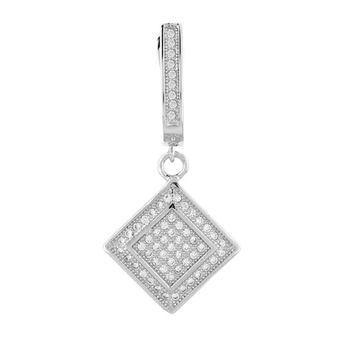 boucle oreille femme argent zirconium 9300258 pic2