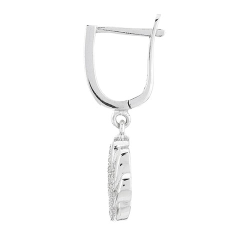 boucle oreille femme argent zirconium 9300259 pic3