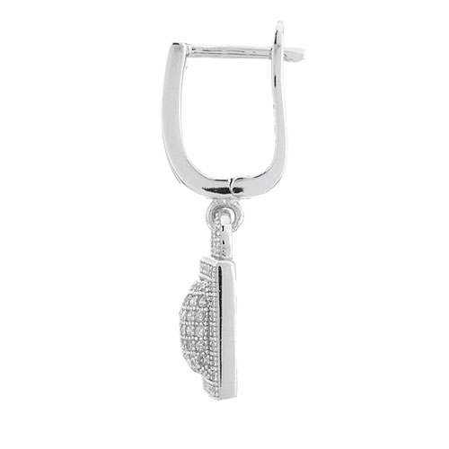 boucle oreille femme argent zirconium 9300264 pic3