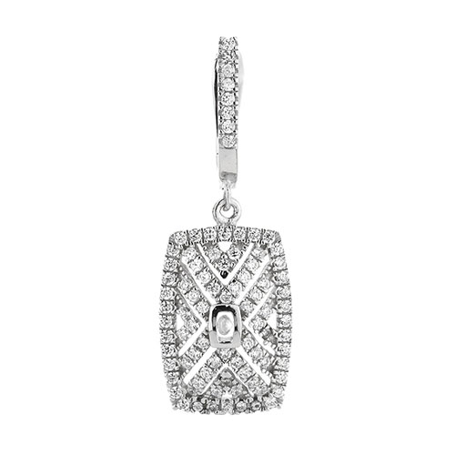 boucle oreille femme argent zirconium 9300266 pic2