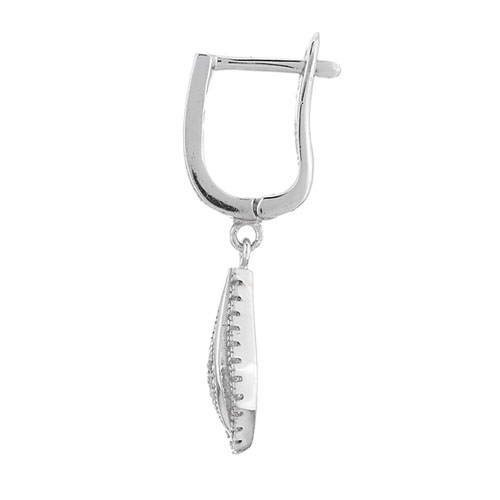 boucle oreille femme argent zirconium 9300268 pic3