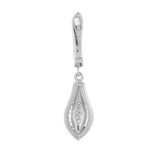 boucle oreille femme argent zirconium 9300268 pic4