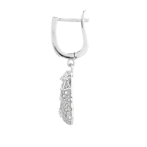 boucle oreille femme argent zirconium 9300272 pic3