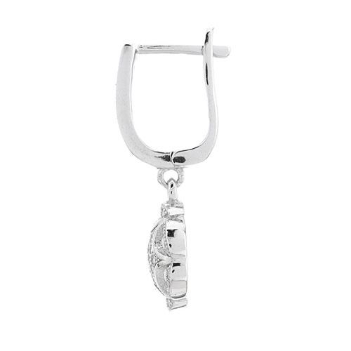 boucle oreille femme argent zirconium 9300273 pic3