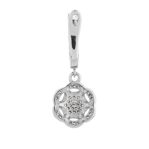 boucle oreille femme argent zirconium 9300273 pic4