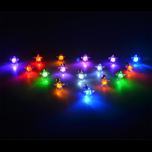 boucles oreille led coeur etoile pic2