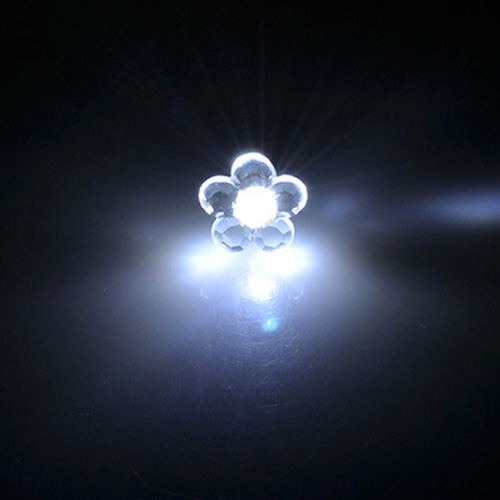 boucles oreille led fleur pic3