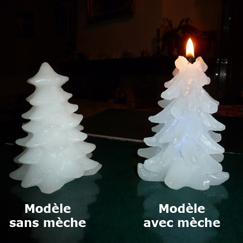 bougie led RGB sapin noel flamme pic2