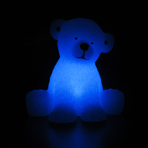 bougie led en cire ours blanc pic9