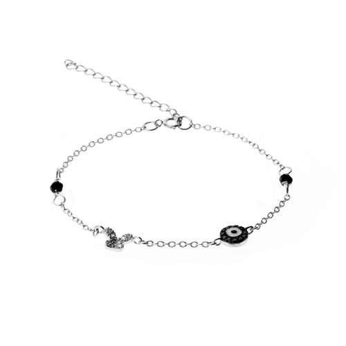 bracelet femme argent zirconium 9500008