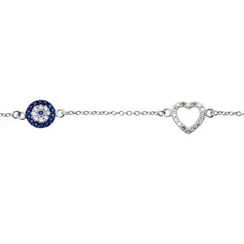 bracelet femme argent zirconium 9500009 pic2