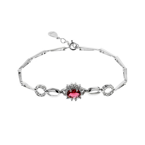 bracelet femme argent zirconium 9500015