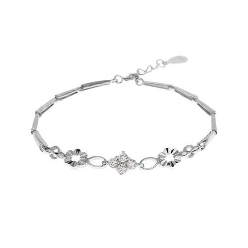 bracelet femme argent zirconium 9500027