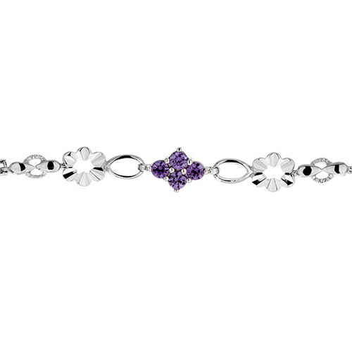 bracelet femme argent zirconium 9500028 pic2