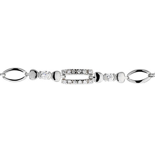bracelet femme argent zirconium 9500029 pic2