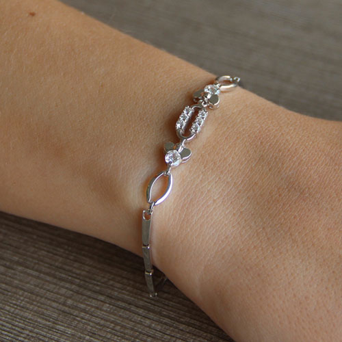 bracelet femme argent zirconium 9500031 pic4