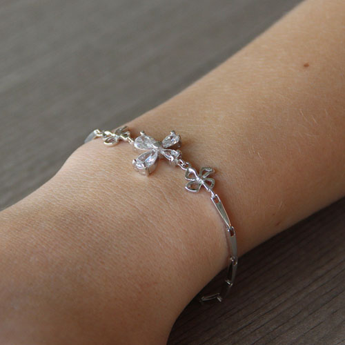 bracelet femme argent zirconium 9500033 pic4