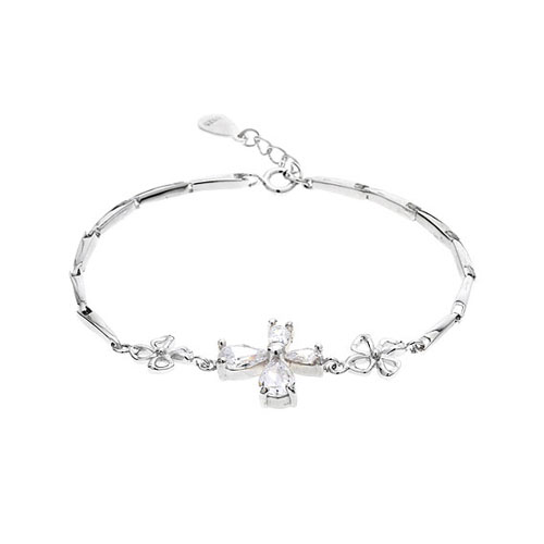 bracelet femme argent zirconium 9500033