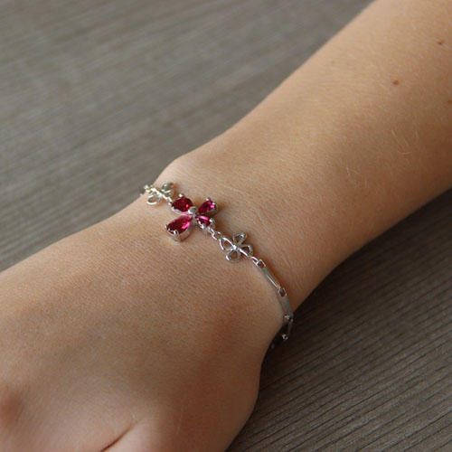 bracelet femme argent zirconium 9500035 pic4