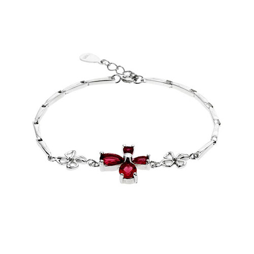 bracelet femme argent zirconium 9500035