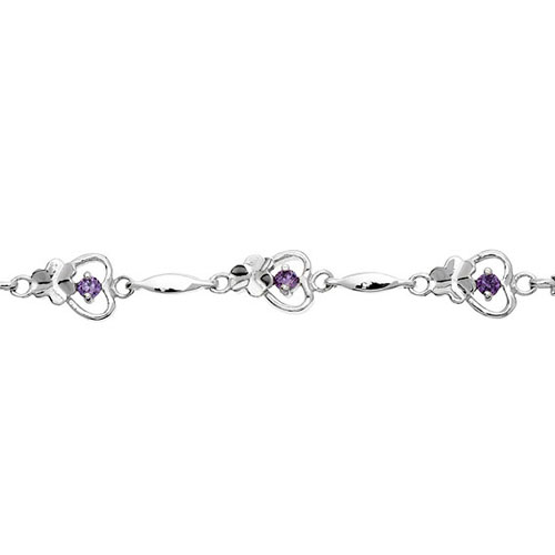 bracelet femme argent zirconium 9500041 pic2