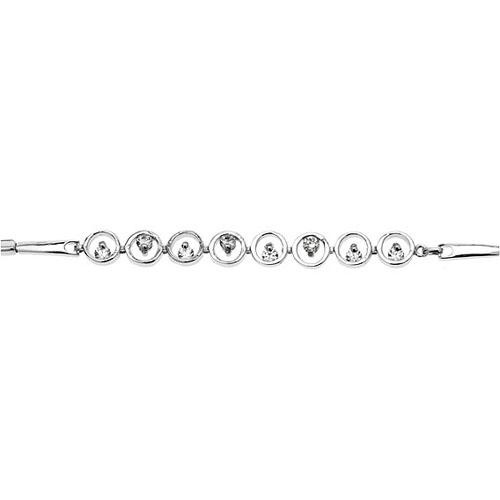 bracelet femme argent zirconium 9500042 pic2