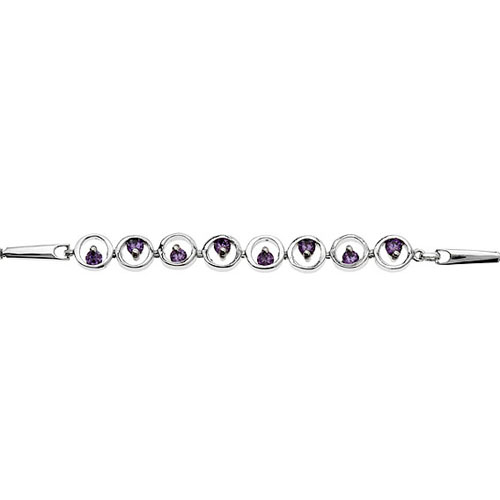 bracelet femme argent zirconium 9500043 pic2