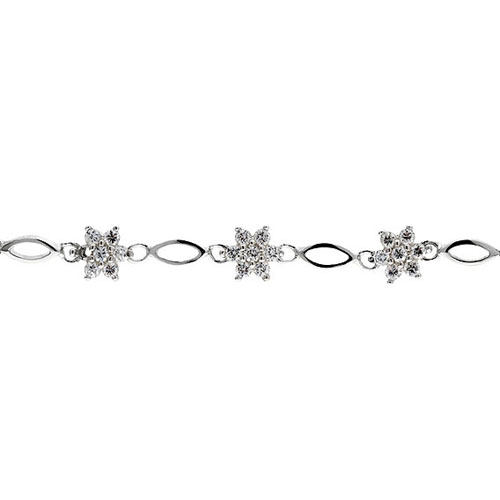 bracelet femme argent zirconium 9500044 pic2