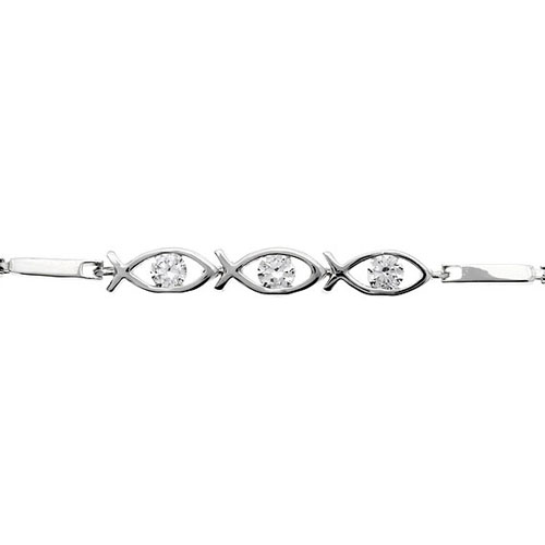 bracelet femme argent zirconium 9500046 pic2