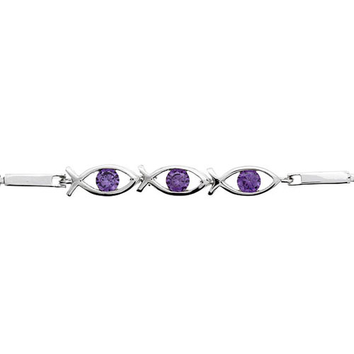 bracelet femme argent zirconium 9500047 pic2