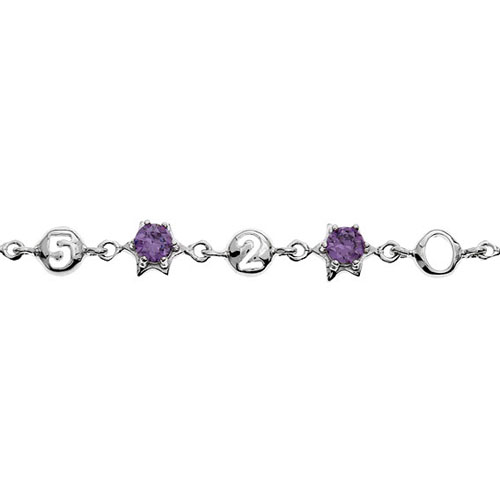 bracelet femme argent zirconium 9500049 pic2