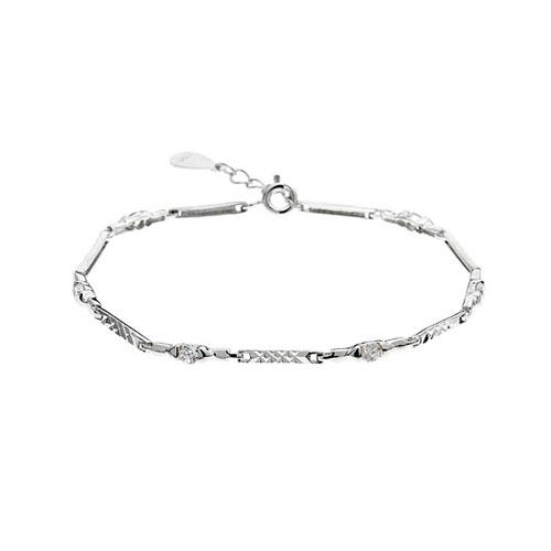 bracelet femme argent zirconium 9500052