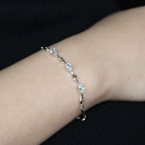 bracelet femme argent zirconium 9500054 pic4