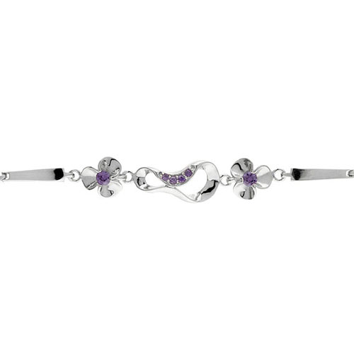 bracelet femme argent zirconium 9500069 pic2