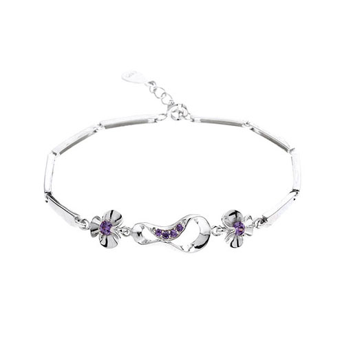 bracelet femme argent zirconium 9500069