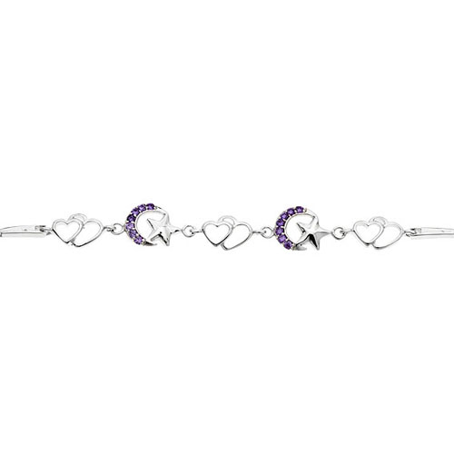 bracelet femme argent zirconium 9500071 pic2