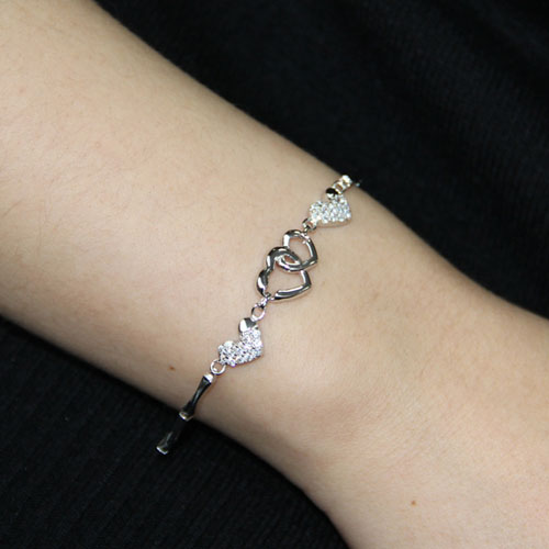 bracelet femme argent zirconium 9500073 pic4