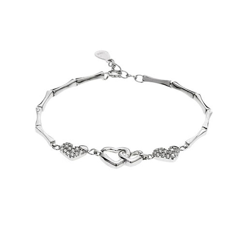 bracelet femme argent zirconium 9500073