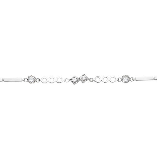 bracelet femme argent zirconium 9500075 pic2