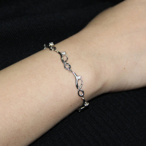 bracelet femme argent zirconium 9500089 pic4